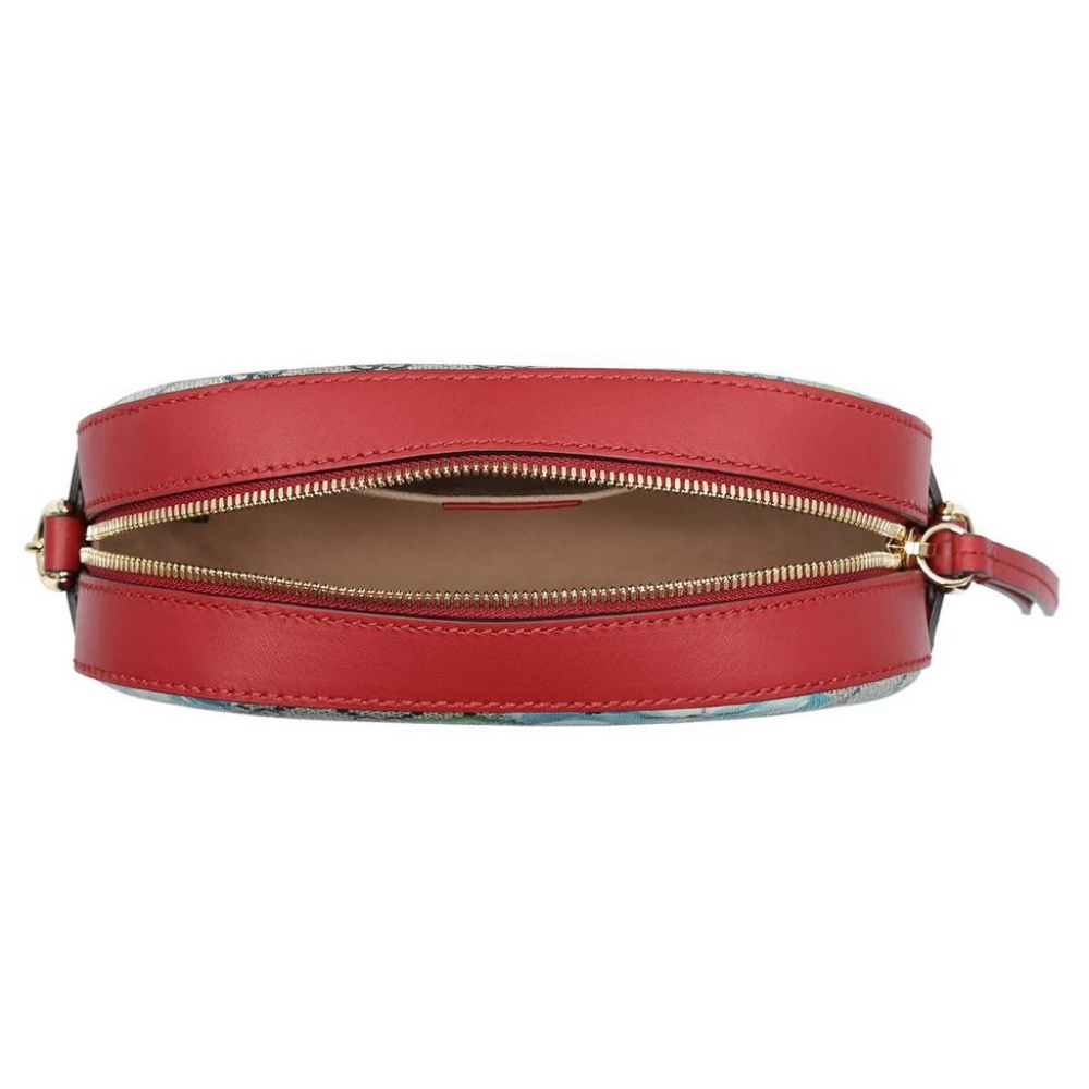 Gucci Beige/Red Canvas/Leather Blooms 409535 Blue - Picture 6 of 7